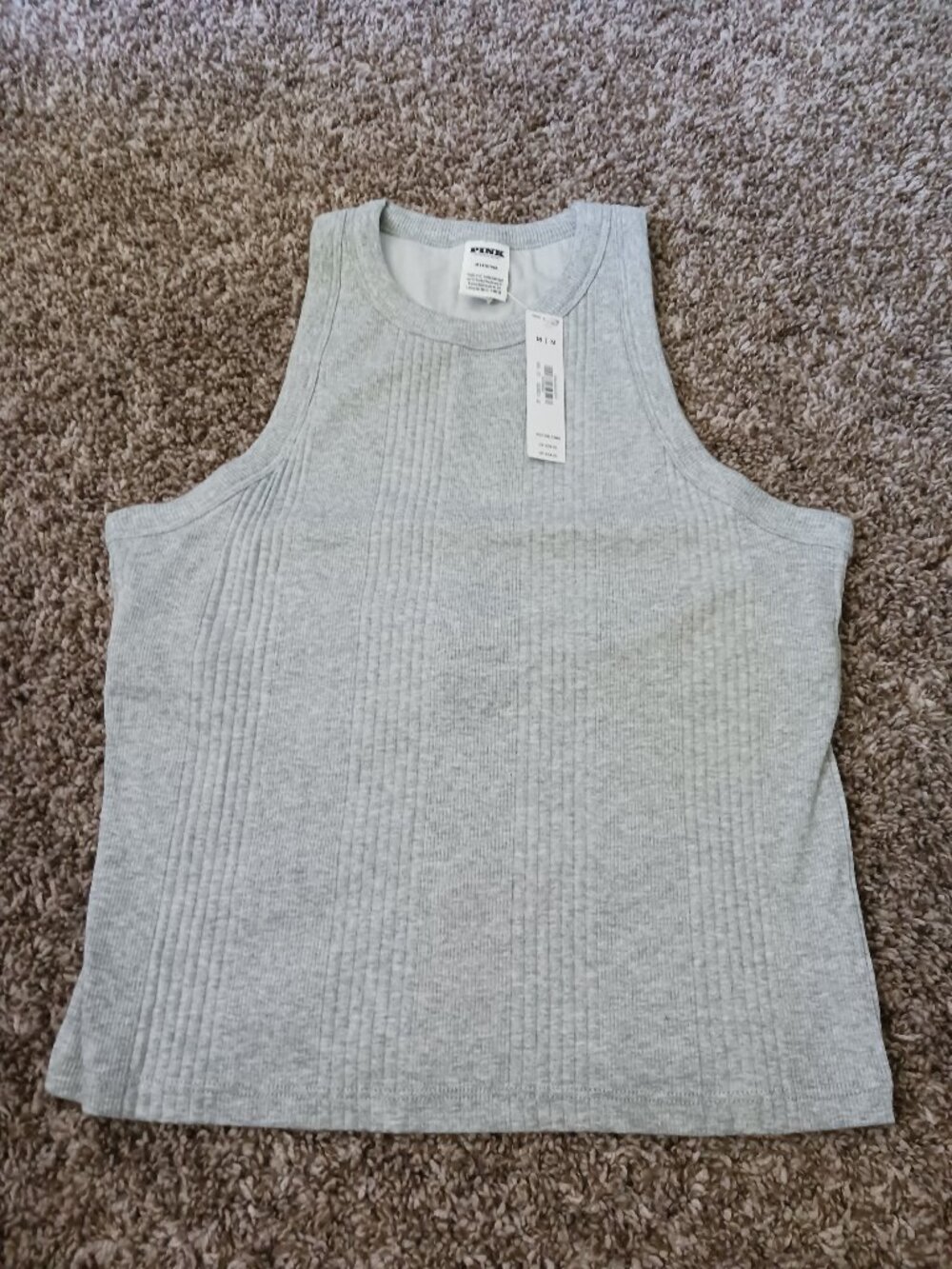 NWT PINK Victoria's Secret tank top M